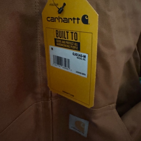 Carhartt Brown Men's Hooded Jacket new - Picture 4 of 9